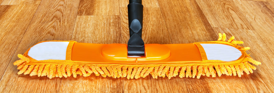 nettoyage du parquet